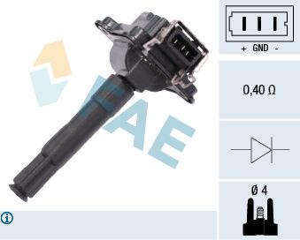 Ignition Coil FAE 80252