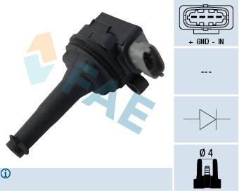Ignition Coil FAE 80304