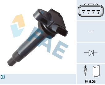 Ignition Coil FAE 80424