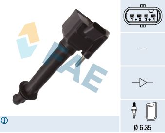 Ignition Coil FAE 80459