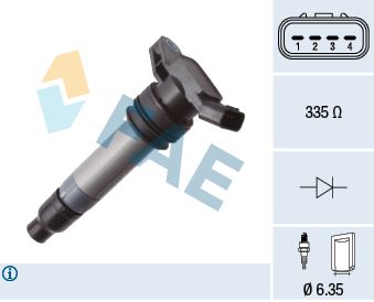 Ignition Coil FAE 80462