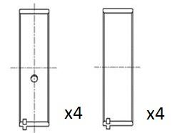 Connecting Rod Bearing FAI AutoParts BB2050-STD