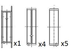 Crankshaft Bearing FAI AutoParts BM1009-STD