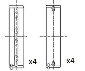 Crankshaft Bearing FAI AutoParts BM1017-STD