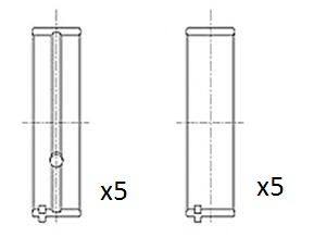 FAI AutoParts BM1038-STD Crankshaft Bearing