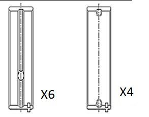 FAI AutoParts BM1044-STD Crankshaft Bearing