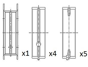 Crankshaft Bearing FAI AutoParts BM1049-STD