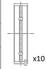 Crankshaft Bearing FAI AutoParts BM1052-STD