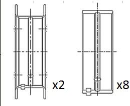 Crankshaft Bearing FAI AutoParts BM1056-STD