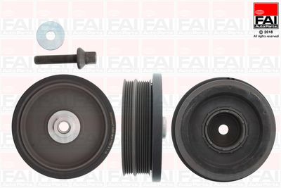 Belt Pulley Set, crankshaft FAI AutoParts FVD1004K