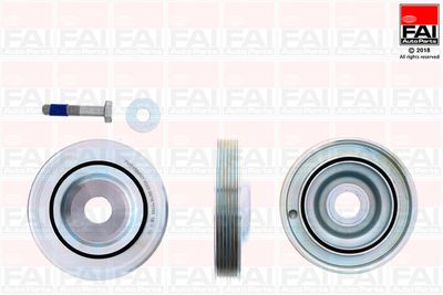 Belt Pulley Set, crankshaft FAI AutoParts FVD1024K