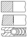 Piston Ring Kit FAI AutoParts PR60-000