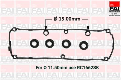 Gasket, cylinder head cover FAI AutoParts RC1663SK