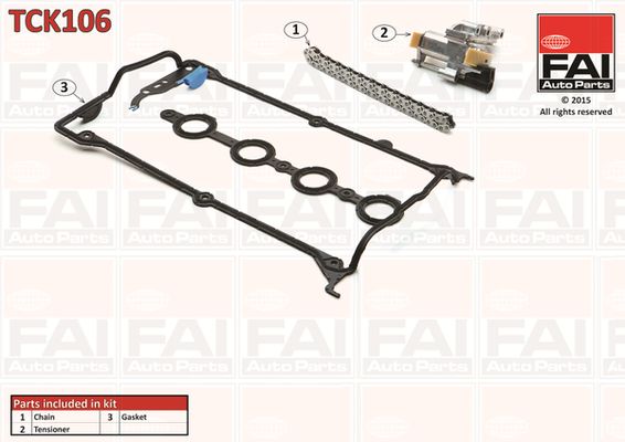 FAI AutoParts TCK106 Timing Chain Kit