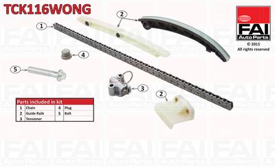 Timing Chain Kit FAI AutoParts TCK116WONG