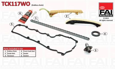 Timing Chain Kit FAI AutoParts TCK117WO