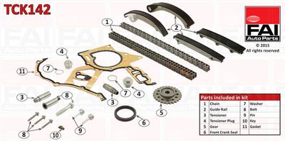 Timing Chain Kit FAI AutoParts TCK142