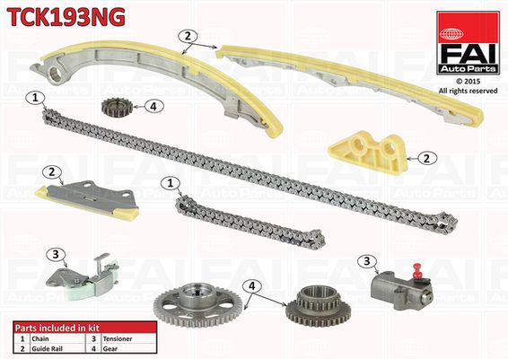 FAI AutoParts TCK193NG Timing Chain Kit