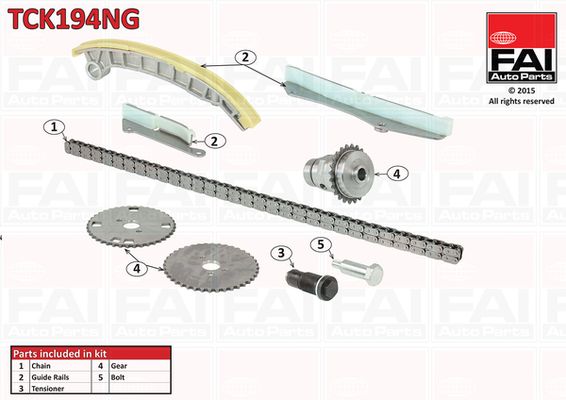 FAI AutoParts TCK194NG Timing Chain Kit