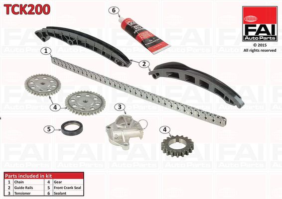 FAI AutoParts TCK200 Timing Chain Kit