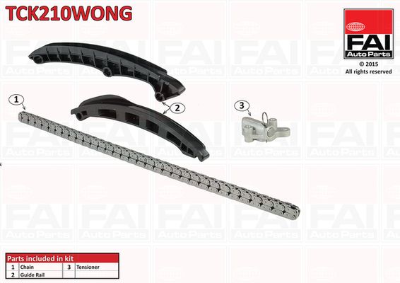 FAI AutoParts TCK210WONG Timing Chain Kit