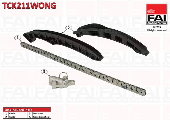 FAI AutoParts TCK211WONG Timing Chain Kit