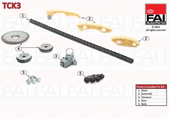 FAI AutoParts TCK3 Timing Chain Kit