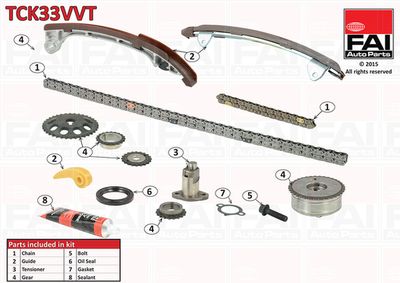 Timing Chain Kit FAI AutoParts TCK33VVT