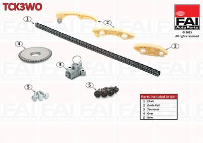 Timing Chain Kit FAI AutoParts TCK3WO