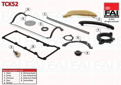 Timing Chain Kit FAI AutoParts TCK52