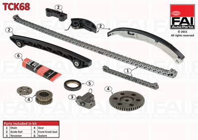 Timing Chain Kit FAI AutoParts TCK68