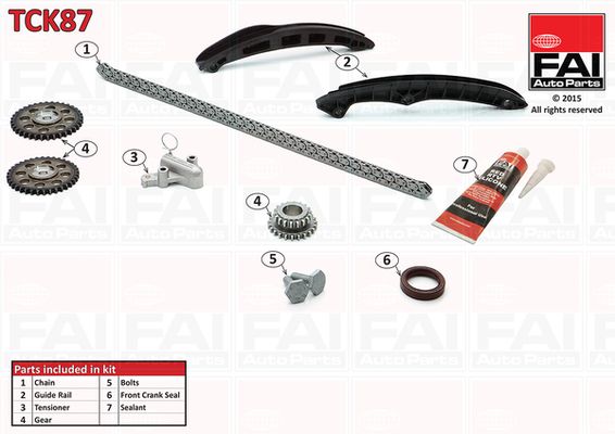 FAI AutoParts TCK87 Timing Chain Kit