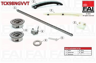 Timing Chain Kit FAI AutoParts TCK98NGVVT