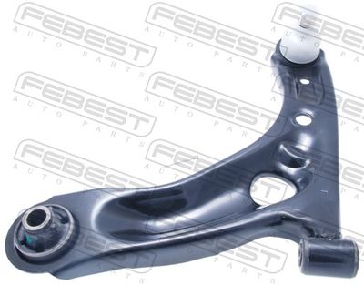 Control/Trailing Arm, wheel suspension FEBEST 0124-KGB10LH