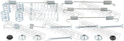 Accessory Kit, parking brake shoes FEBEST 0204-D10R-KIT