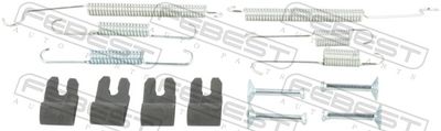 Accessory Kit, parking brake shoes FEBEST 0404-COLTR