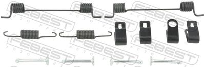 Accessory Kit, parking brake shoes FEBEST 1204-SFER-KIT