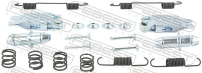 Accessory Kit, parking brake shoes FEBEST 1404-RODIIR-KIT