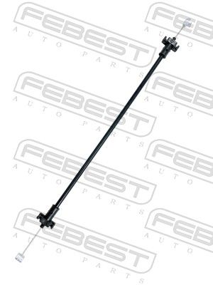 Cable Pull, door release FEBEST 2199-DCCB4