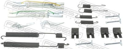 Accessory Kit, parking brake shoes FEBEST 2304-POL