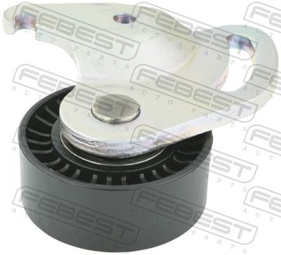 Tensioner Pulley, V-ribbed belt FEBEST 2487-MEGII