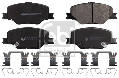 Brake Pad Set, disc brake FEBI BILSTEIN 116247