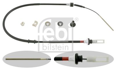 Cable Pull, clutch control FEBI BILSTEIN 12756