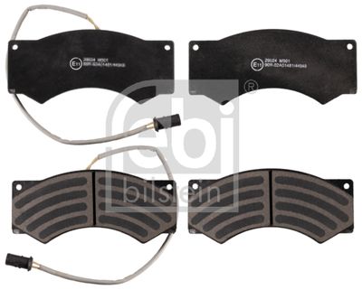 Brake Pad Set, disc brake FEBI BILSTEIN 16593