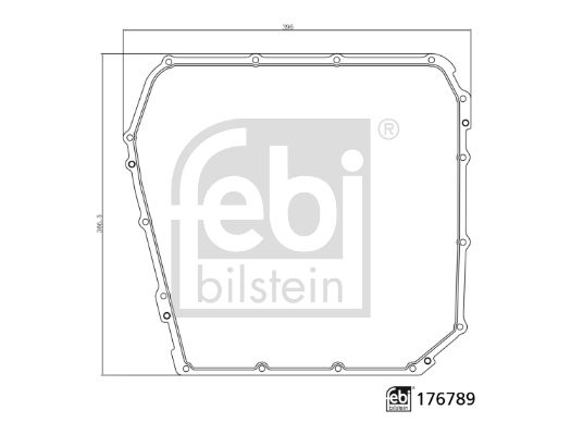 FEBI BILSTEIN 176789 Gasket, automatic transmission oil sump