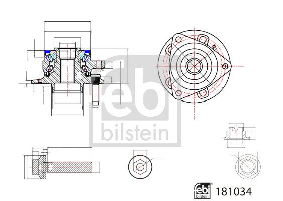 FEBI BILSTEIN 181034 Wheel Bearing Kit