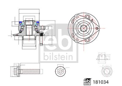Wheel Bearing Kit FEBI BILSTEIN 181034