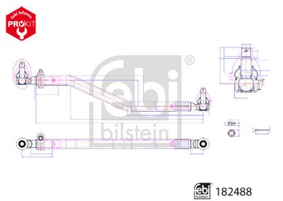 Centre Rod Assembly FEBI BILSTEIN 182488