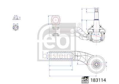 Tie Rod End FEBI BILSTEIN 183114