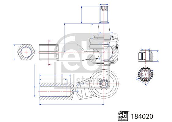 FEBI BILSTEIN 184020 Tie Rod End